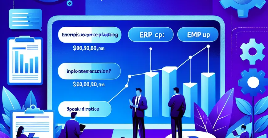  ERP实施周期与成本关系：加快上线要多花多少钱？  